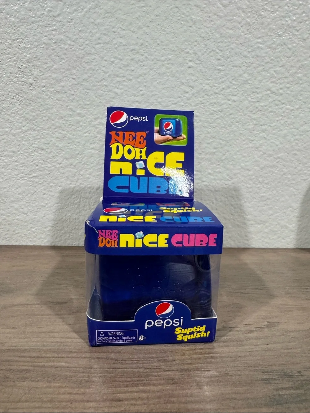 Pepsi Blue NeeDoh Squishy Cube